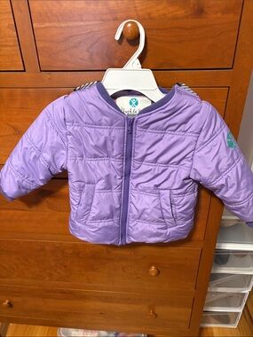BuckleMePurple Puffer Jacket for Kids
